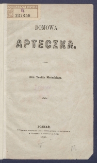 Domowa apteczka.
