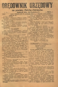 Orędownik Urzędowy na Powiat Ostr&oacute;w-Odolan&oacute;w 1926.10.29 R.75 Nr.37