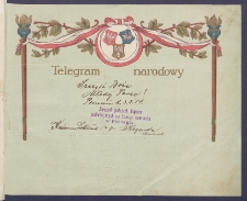 Telegram patriotyczny : Telegram narodowy