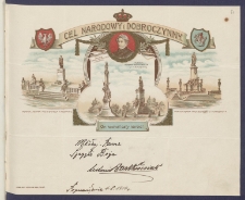 Telegram patriotyczny : Cel narodowy i dobroczynny [DZS 92 III/51]