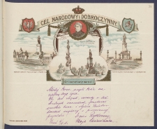Telegram patriotyczny : Cel narodowy i dobroczynny [DZS 92 III/99]
