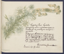 Telegram patriotyczny : Na cel dobroczynny [DZS 92 III/101]