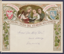 Telegram patriotyczny : Cel narodowy i dobroczynny [DZS 92 III/201]