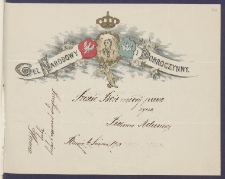 Telegram patriotyczny : Cel narodowy i dobroczynny [DZS 92 III/203]