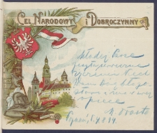 Telegram patriotyczny : Cel narodowy i dobroczynny [DZS 92 III/205]