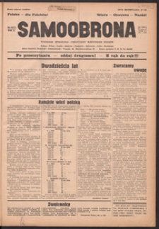 Samoobrona : tygodnik społeczno-polityczny wszystkich stan&oacute;w 1934.08.05, R.2, Nr.36 (77)