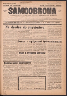 Samoobrona : tygodnik społeczno-polityczny wszystkich stan&oacute;w 1934.09.16, R.2, Nr.42 (83)
