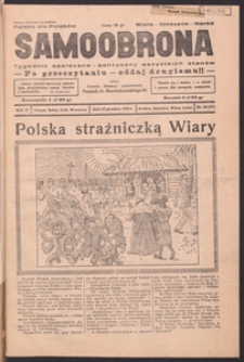 Samoobrona : tygodnik społeczno-polityczny wszystkich stan&oacute;w 1934.12.25, R.2, Nr.56 (97)
