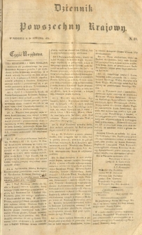 Dziennik Powszechny Krajowy. 1831.01.30 Nr29