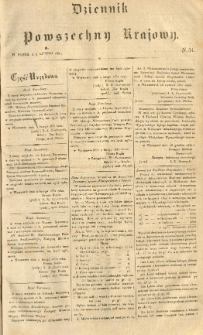 Dziennik Powszechny Krajowy. 1831.02.04 Nr34