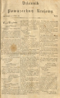 Dziennik Powszechny Krajowy. 1831.02.08 Nr38