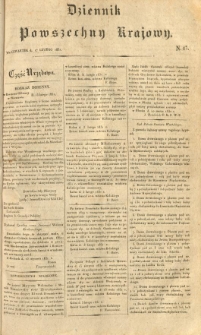 Dziennik Powszechny Krajowy. 1831.02.17 Nr47