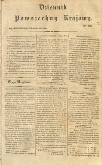 Dziennik Powszechny Krajowy. 1831.04.28 Nr116