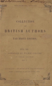 Armadale : in 3 vol. Vol. 3