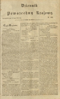 Dziennik Powszechny Krajowy. 1831.07.15 Nr193
