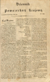 Dziennik Powszechny Krajowy. 1831.07.30 Nr208