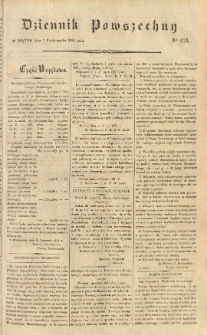 Dziennik Powszechny Krajowy. 1831.10.07 Nr273