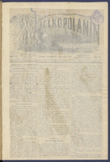 Wielkopolanin 1885.01.01 R.3 Nr1