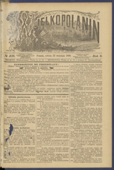 Wielkopolanin 1888.09.22 R.6 Nr218
