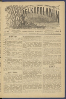 Wielkopolanin 1888.01.15 R.6 Nr12