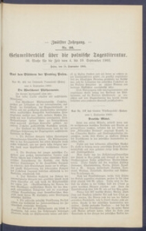 Gesamt&uuml;berblick &uuml;ber die Polnische Tagesliteratur 1903.09.15 R.12 Nr36