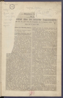 Gesamt&uuml;berblick &uuml;ber die Polnische Tagesliteratur 1905.01.10 R.14 Nr1