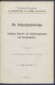 Sonder-Ausgabe des Gesamt&uuml;berblicks der Polnischen Tagesliteratur