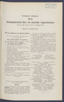 Gesamt&uuml;berblick &uuml;ber die Polnische Tagesliteratur 1908.09.01 R.17 Nr35