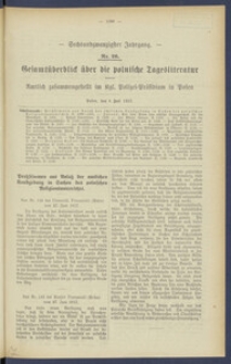 Gesamt&uuml;berblick &uuml;ber die Polnische Tagesliteratur 1917.07.04 R.26 Nr26