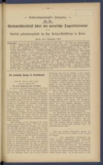 Gesamt&uuml;berblick &uuml;ber die Polnische Tagesliteratur 1917.09.05 R.26 Nr35