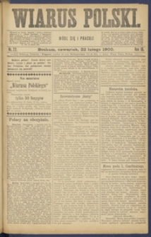 Wiarus Polski. 1900.02.22 R.10 Nr22