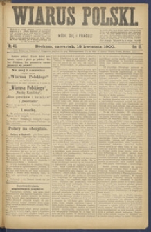Wiarus Polski. 1900.04.19 R.10 Nr46