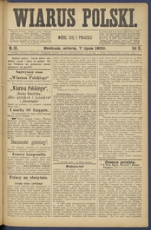 Wiarus Polski. 1900.07.07 R.10 Nr80 + dodatek