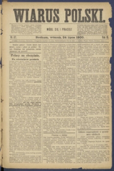 Wiarus Polski. 1900.07.24 R.10 Nr87