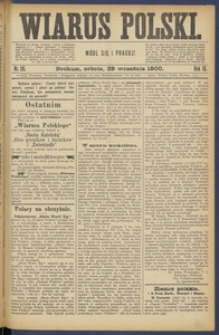 Wiarus Polski. 1900.09.29 R.10 Nr116