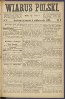Wiarus Polski. 1900.10.04 R.10 Nr118