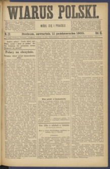 Wiarus Polski. 1900.10.11 R.10 Nr121