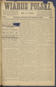 Wiarus Polski. 1900.11.29 R.10 Nr142