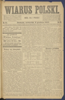 Wiarus Polski. 1900.12.06 R.10 Nr145