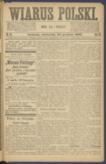Wiarus Polski. 1900.12.20 R.10 Nr151 + dodatek