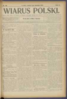 Wiarus Polski. 1905.04.07 R.15 Nr80