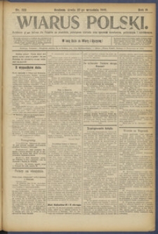 Wiarus Polski. 1905.09.27 R.15 Nr222