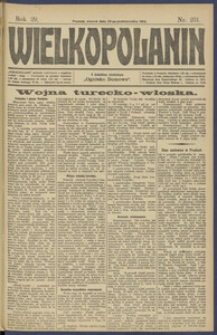 Wielkopolanin 1911.10.10 R.29 Nr231