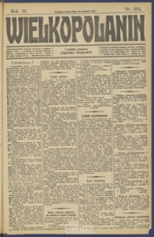 Wielkopolanin 1911.12.13 R.29 Nr283