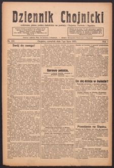 Dziennik Chojnicki : codzienne pismo polsko-katolickie połączone z Orędownikiem Powiatowym Starostwa Chojnickiego 1921.07.07 R.1 Nr152
