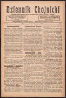 Dziennik Chojnicki : codzienne pismo polsko-katolickie połączone z Orędownikiem Powiatowym Starostwa Chojnickiego 1921.07.20 R.1 Nr163