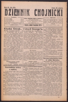 Dziennik Chojnicki : codzienne pismo polsko-katolickie połączone z Orędownikiem Powiatowym Starostwa Chojnickiego 1922.09.09 R.2 Nr204