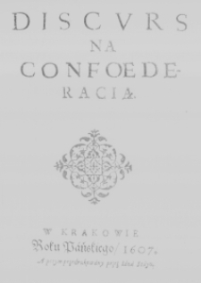 Discurs na Confoederacią