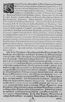 [Laudum Województwa Krakowskiego, 31 lipca 1632]