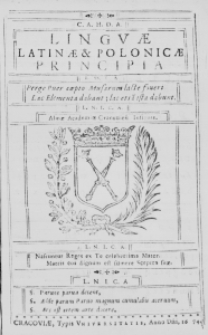 Linguae Latinae & Polonicae principia